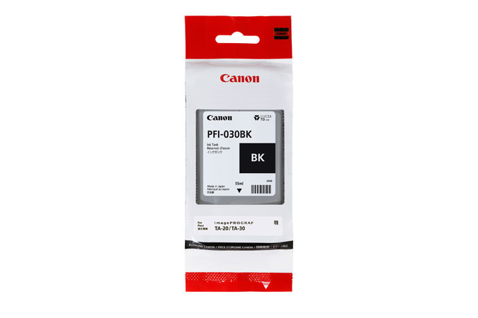 Canon Black Ink Cartridge — imagePROGRAF TM-240/TM-240MFP/TM-340/TM-340MFP (PFI-030)