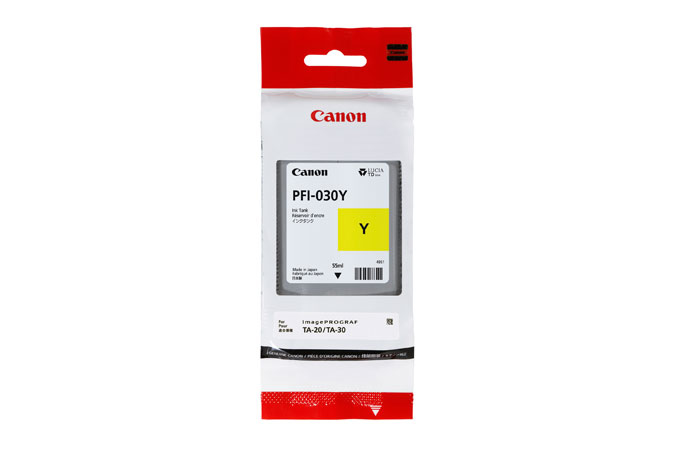Canon Yellow Ink Cartridge — imagePROGRAF TM-240/TM-240MFP/TM-340/TM-340MFP (PFI-030)
