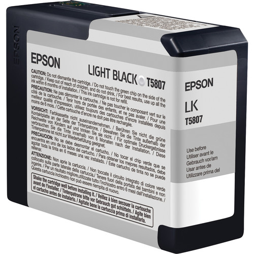 Epson UltraChrome K3 Light Black Ink Cartridge — Stylus Pro 3800/3880