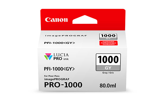 Canon Gray Ink Cartridge — imagePROGRAF PRO-1000 (PFI-1000)