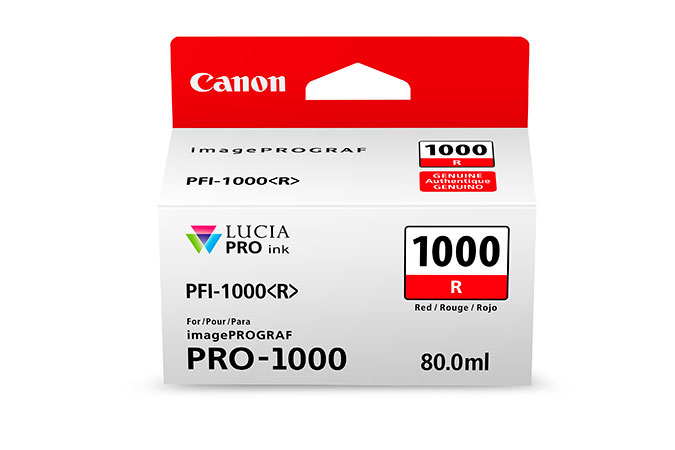 Canon Red Ink Cartridge — imagePROGRAF PRO-1000 (PFI-1000)