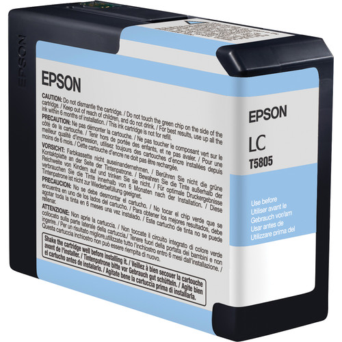 Epson UltraChrome K3 Light Cyan Ink Cartridge — Stylus Pro 3800/3880