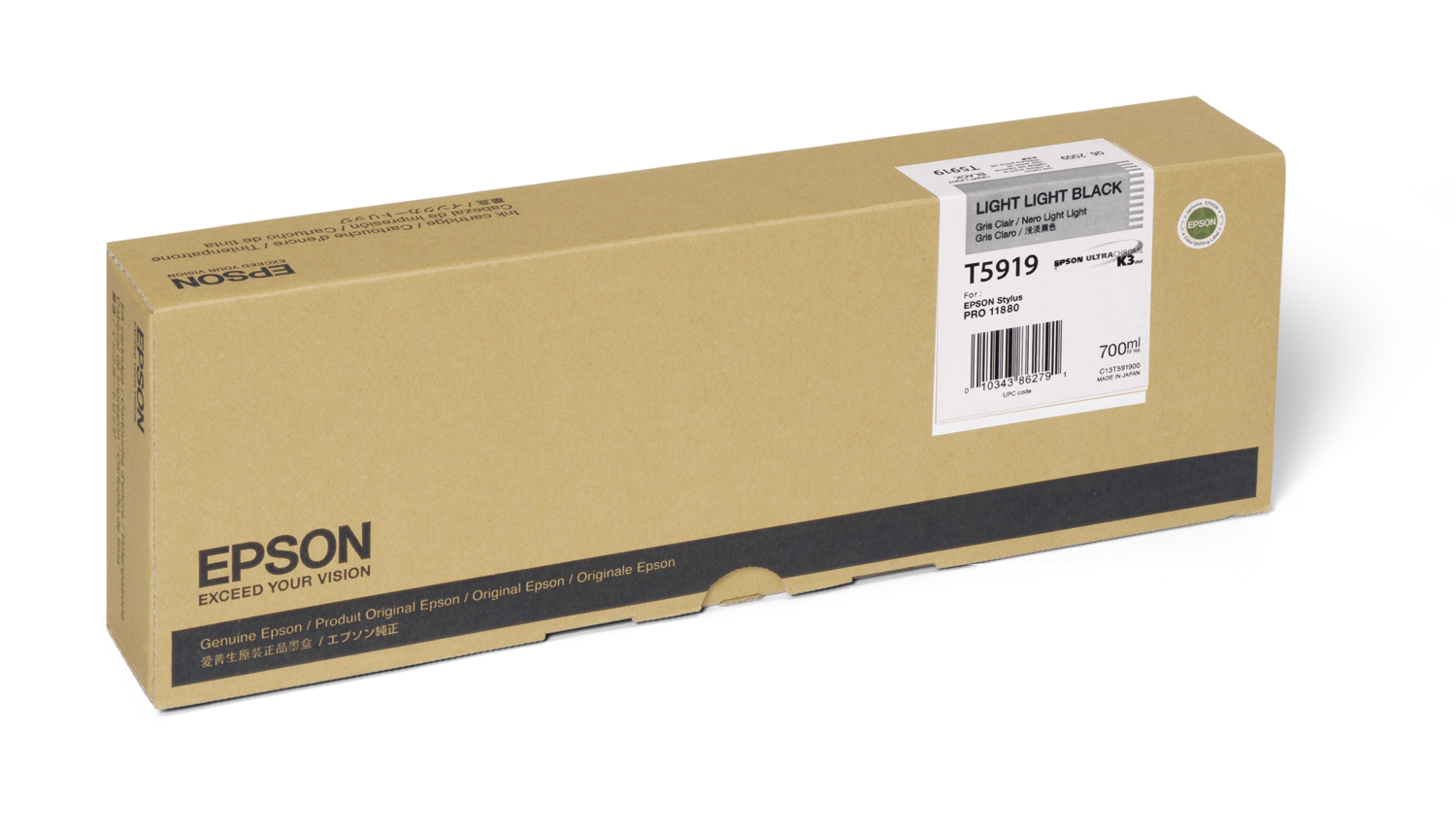 Epson UltraChrome K3 Light Light Black Ink Cartridge — Stylus Pro 11880