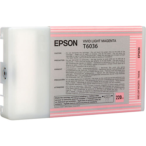 Epson UltraChrome K3 Vivid Light Magenta Ink Cartridge — Stylus Pro 7880/9880