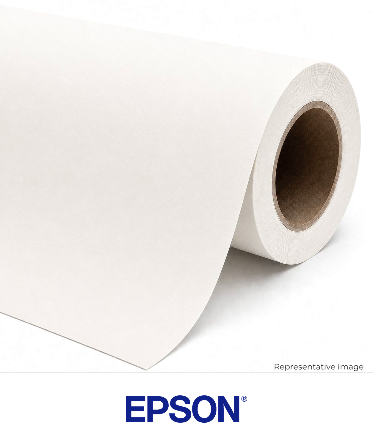 Roll of textured natural oba-free fine art paper